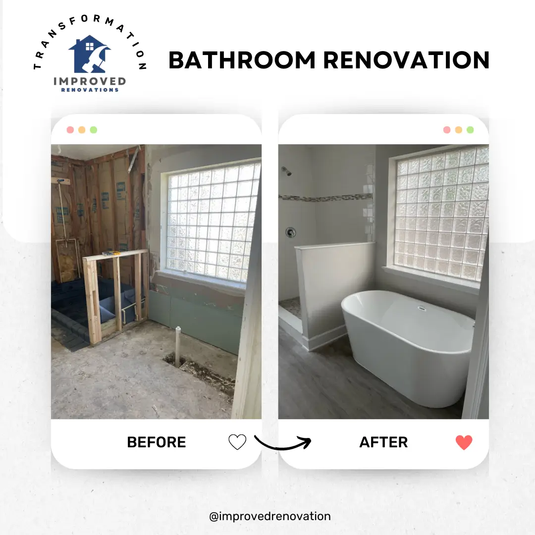 Bathroom remodelers jacksonville fl facelift before and after transformed by Improved Renovation